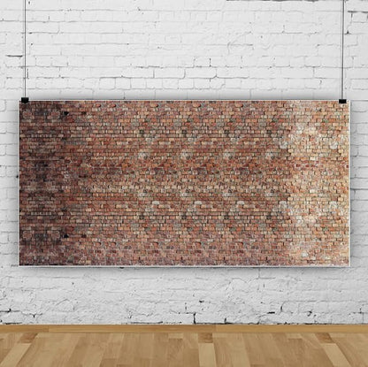 20x10ft Vintage Red Brick Wall Photo Backdrop Newborn Baby Girls Adults - Image 3
