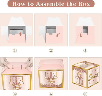 Guiruiy 3Pcs Sweet 16 Party Decorations Balloon Gift Boxes - Image 6