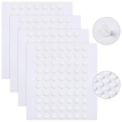 JANYUN 280 Pcs Small Sticky Dots Stickers Round Putty Clear Sticky Tack | by JANYUN