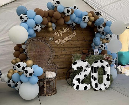 Cow Print Number 2 Balloon 40 inch, Cow Birthday Party Balloons Decorations | - Image 6