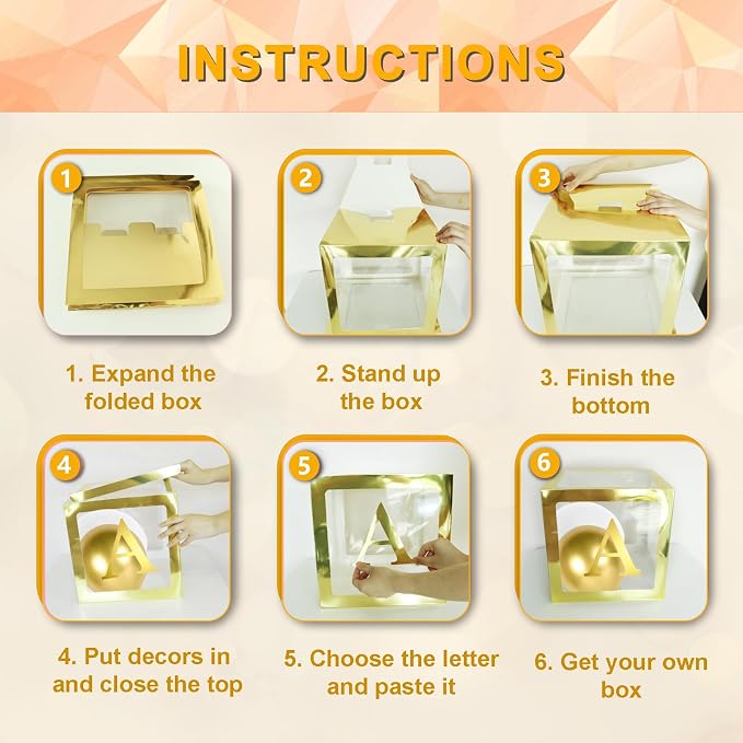 Ledido Transparent Balloon Boxes - Image 5