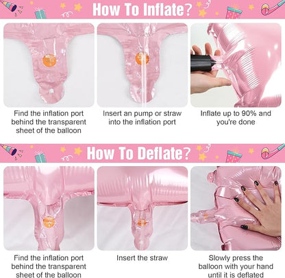 Pink Letter I Balloons, 40 Inch I Letter Balloon Light Pink, A to Z Alphabet - Image 7