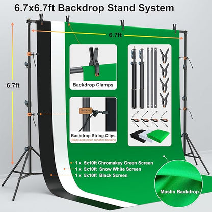 LINCO Lincostore Photo Video Studio Light Kit AM169 | Photography lighting kit - Image 4