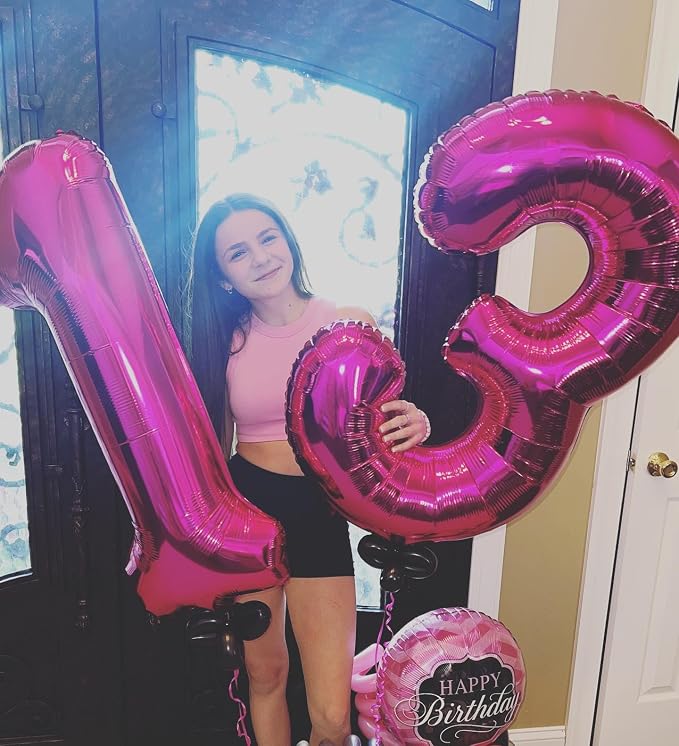 Hot Pink 3 Balloon - Image 8