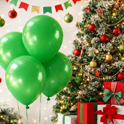 ZENO Kelly Green Balloons 50pcs 12 Inch / 30cm Helium Grade Latex Balloons - Image 3