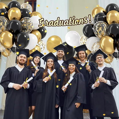 Black White and Gold balloons - Image 6