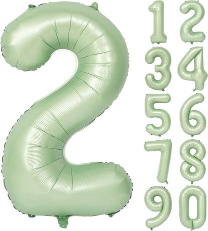 40" Olive green Number Balloon Helium Foil Mylar Balloon Birthday Digital 2 | by Exquisitehighqualitypartydecorationstomeetyoureveryneed%EF%BC%81