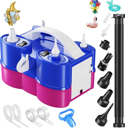 3-in-1 Electric Balloon Pump, Portable Air Pump by Lingqiang