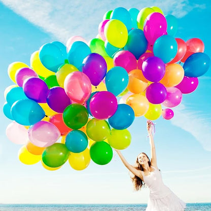 Lenwen 1000 Pcs Balloons Assorted Colors 12 Rainbow Latex Balloons - Image 6