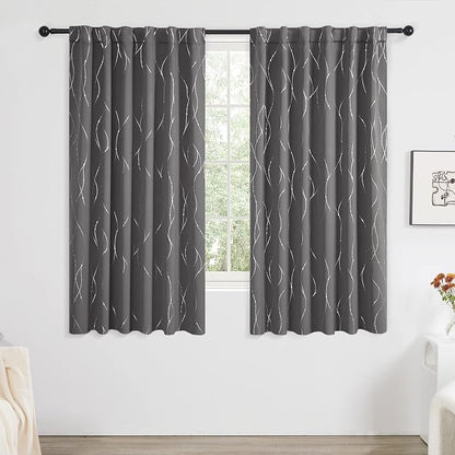 Deconovo Blackout Back Tab Curtains - Image 2