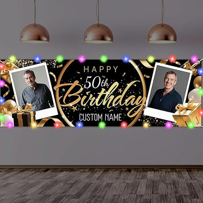 Dicodes Personalized Happy Birthday Banner by Dicodes