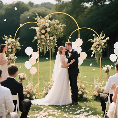 3 Pack Metal Arch Backdrop Stand Balloon Arbor Frame | Party Arch Stands - Image 8