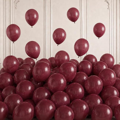 Burgundy Balloons by Togvu
