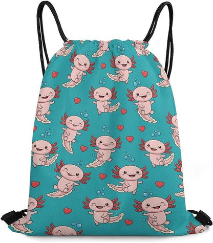 Drawstring Backpack Gym Sackpack Lightweight Waterproof String Bag by Unknown