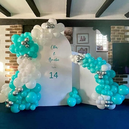 Teal and Silver Balloons - Image 5