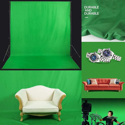 Green Screen Backdrop 10x12ft Photo Backdrop Chromakey Muslin Portrait Green - Image 4