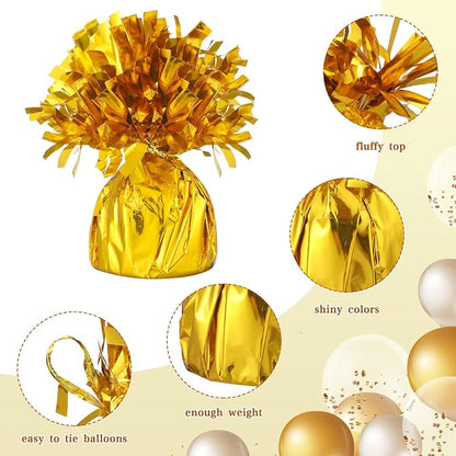 36 Pcs Metallic Balloon Weights Set Heavy Solid Metallic Anchor Balloon Holder - Image 3