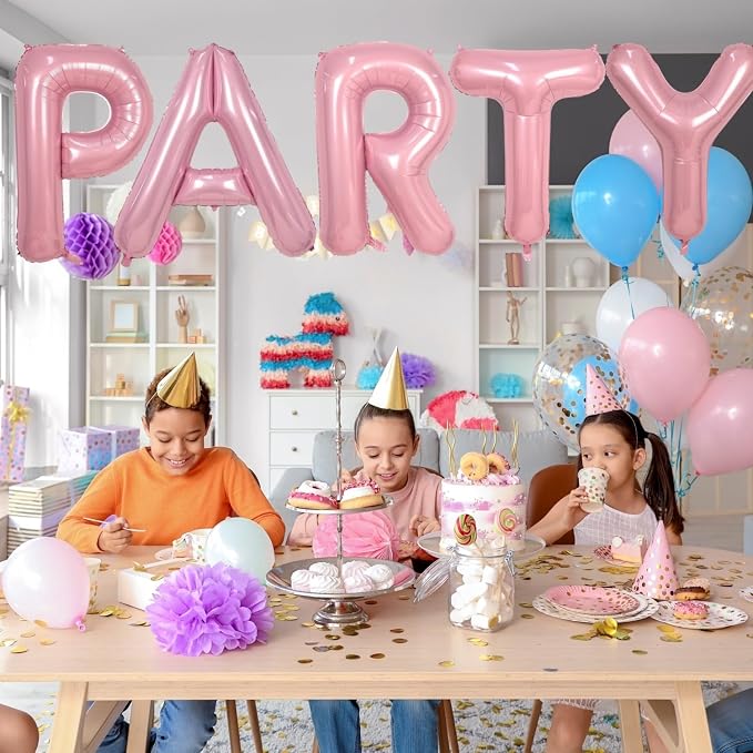 Pink Letter T Balloons, T Balloon 40 Inch Foil Helium T Balloon Letter | Pink T - Image 2