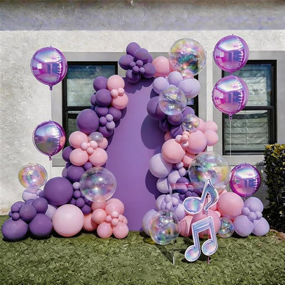 6Pcs Iridescent Purple Balloons - Image 5
