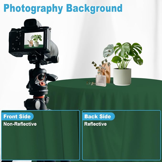 Dark Green Photography Backdrop - Image 7