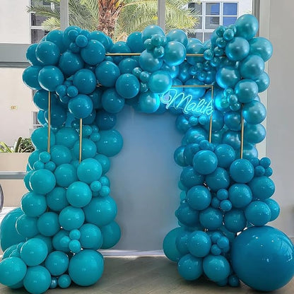 Jobkoo Peacock Blue Balloons 5 Inch - Image 3
