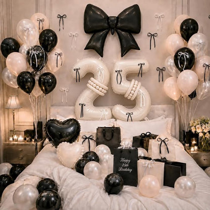 40 Inch Cream Balloon Number 25 - Image 2