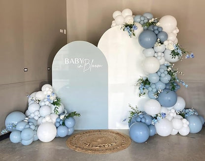 Dusty Blue Balloon Arch Kit, Anniversary, Wedding Decoration - Image 3