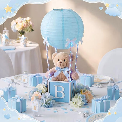 4 Sets Baby Shower Hot Air Balloon Tables Centerpieces - Image 5