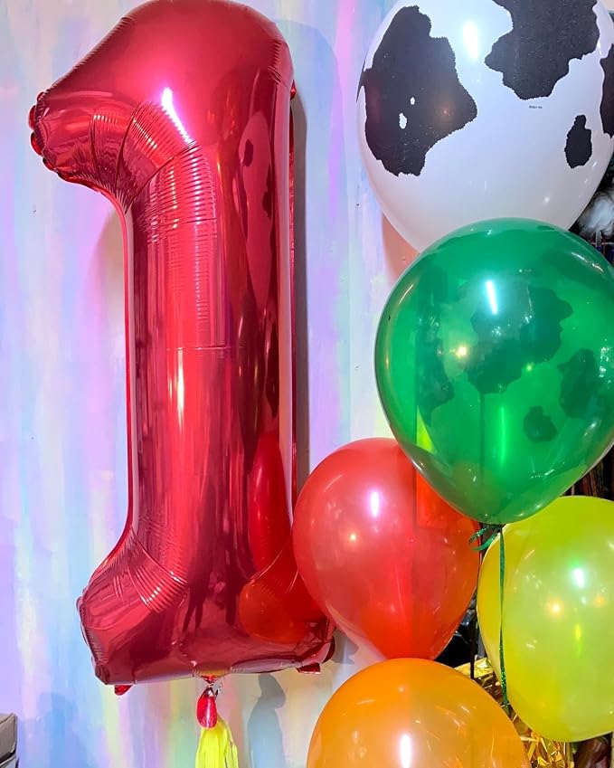 40 Inch Red Number 3 Balloon Birthday Party Decorations - Image 4