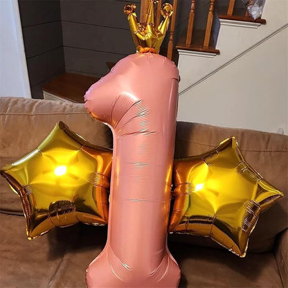 40 Inch Number 9 Balloons, Self Inflating Balloons - Image 5
