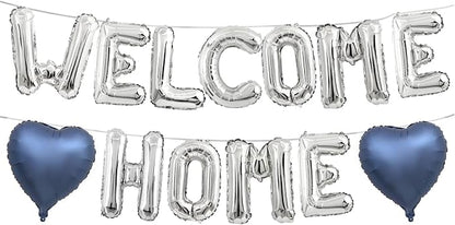 Welcome Home Balloons, Welcome Home Decorations by Xinvery