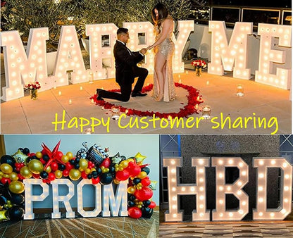 4FT Marquee Light Up Letters, Large Marquee Letters, Big Letters - Image 7