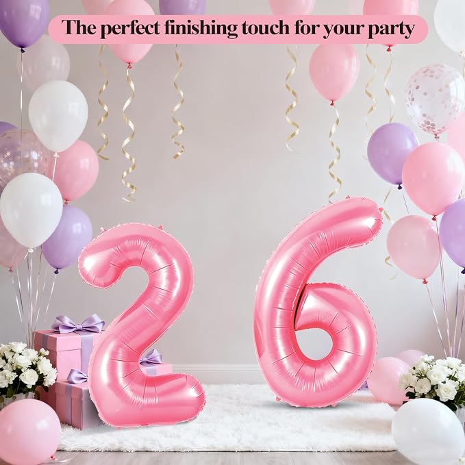 Number 89 Balloons for 89th Birthday Party Decorations, 0-100 Large No.89 - Image 5
