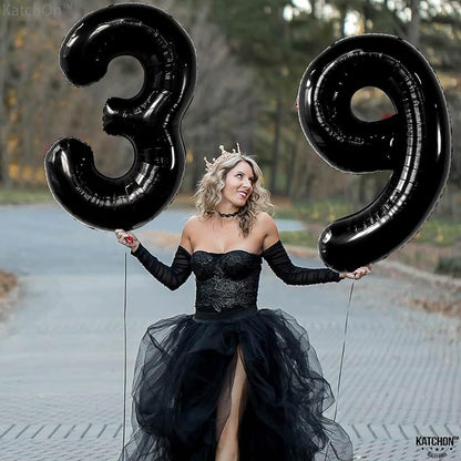 KatchOn Big 39 Balloons Numbers Black - Image 6