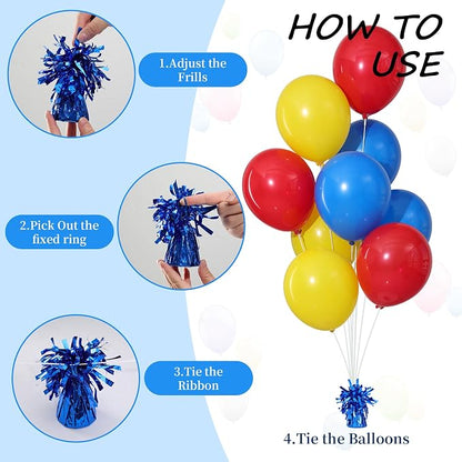 Blue Balloon Weights Pack of 6 - Image 6