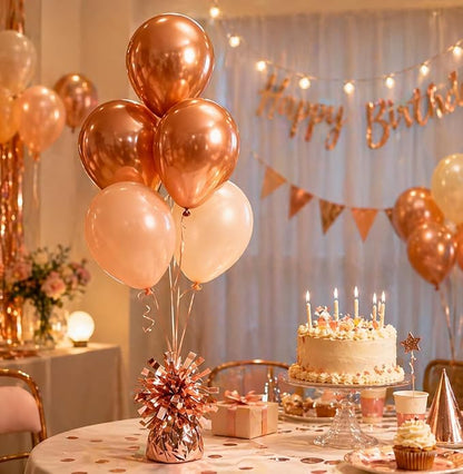 Balloon Weights Champagne Gold 6Pcs | Perfect - Image 4