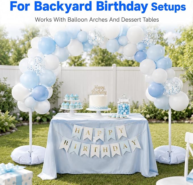 2 Pcs Water Weight Bags for Balloon Column Stand & Balloon Arch | Openable - Image 6