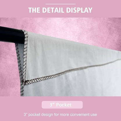 Abstract Photography Backdrop for Photoshoot 8x12ft, Light Pink, No Stand | - Image 6