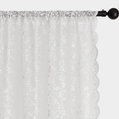 Anmao Vintage Lace Sheer Curtains 54 Inches Long - Image 6