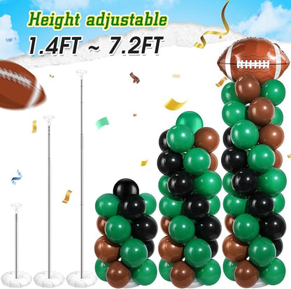 Yalikop 2 Sets Football Party Balloon Column Stand Kit - Image 5