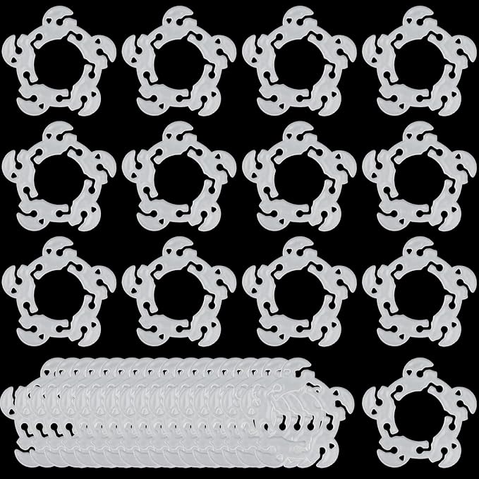 50 PCS Reusable Balloon Clips, Plastic Balloon Arch Connectors Balloon Garland by Unknown