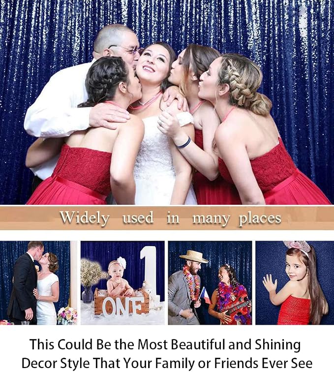ShinyBeauty PHOTOBOOTH Background Best Choice-4FTx7FT-Sequin backdrops - Image 5