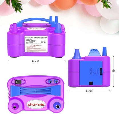 chamvis Balloon Pump Electric, Balloon Air Pump Inflate Pump - Image 5