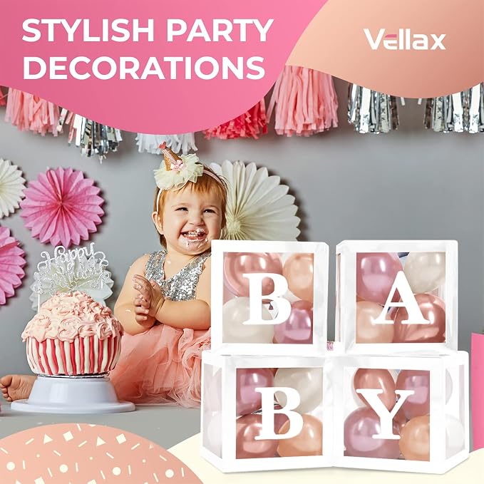 44-Piece Baby Shower Decorations - Image 8