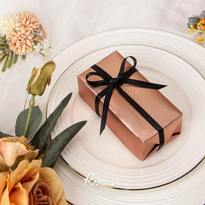Ribbli Double Faced Black Satin Ribbon, 1/4” x Continuous 25 Yards, Use - Image 4