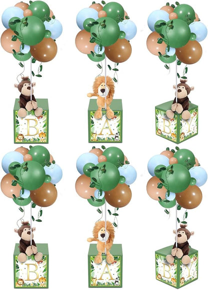 Lenwen 6 Sets Baby Letter Boxes Decorations Table Centerpieces by Lenwen