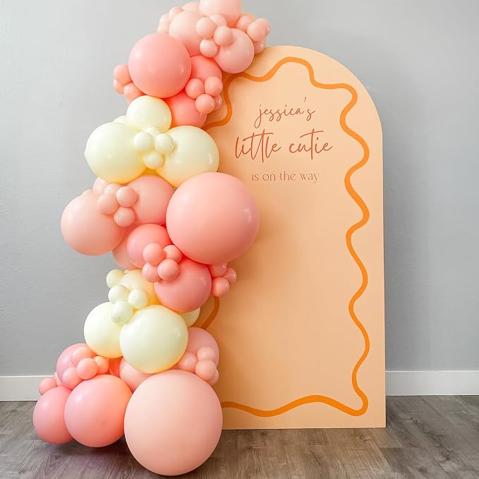 Peach Balloons 12 inch, Peach Latex 50pcs Party Balloons | Baby Shower - Image 6