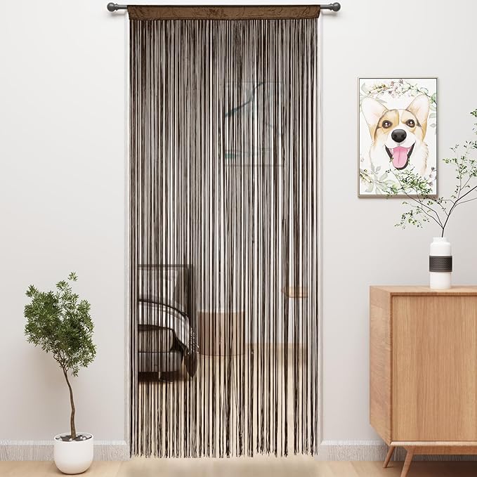 YIIBAII Door String Curtains Fringe Door Curtains by YIIBAII