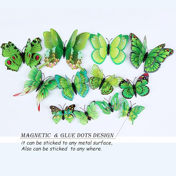 OPSEAM 3D Butterfly Wall Decor Butterfly Decorations Stickers - Image 4