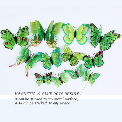 OPSEAM 3D Butterfly Wall Decor Butterfly Decorations Stickers - Image 4
